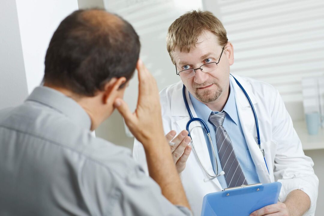 consulta médica para prostatite bacteriana